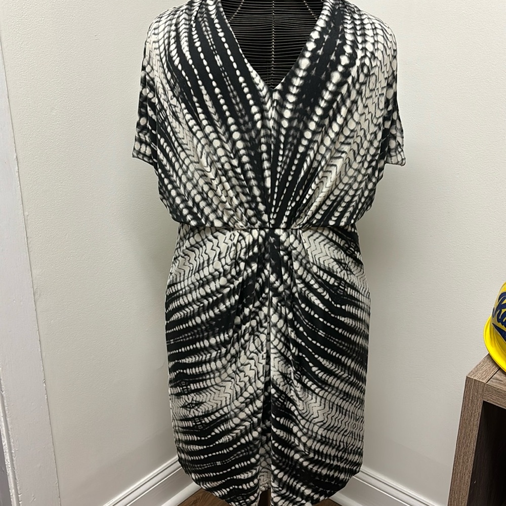 Chico’s Short Sleeve Pleated Dress